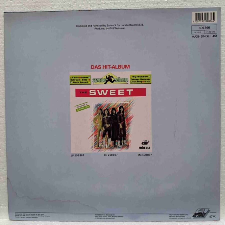 Sweet – It's It's The Sweet Mix – Disc Vinil MAXI VG+ sku11 (2) Sweet – It's It's The Sweet Mix – Disc Vinil MAXI VG+