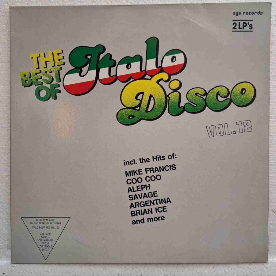 The Best Of Italo-Disco Vol. 12 SKU11 (2) The Best Of Italo-Disco Vol. 12 – Atrium, Dana , Syntech, Brian Ice, Italian Boys - Disc Vinil 2LP VG+