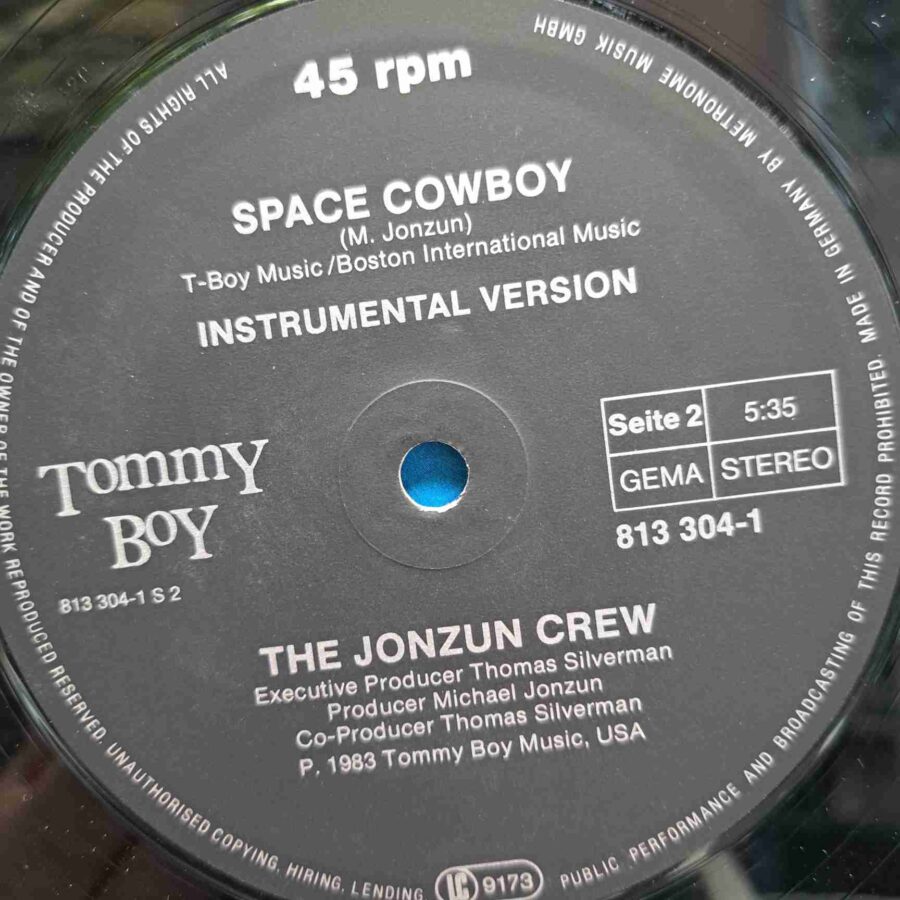 The Jonzun Crew – Space Cowboy  – Disc Vinil MAXI VG+