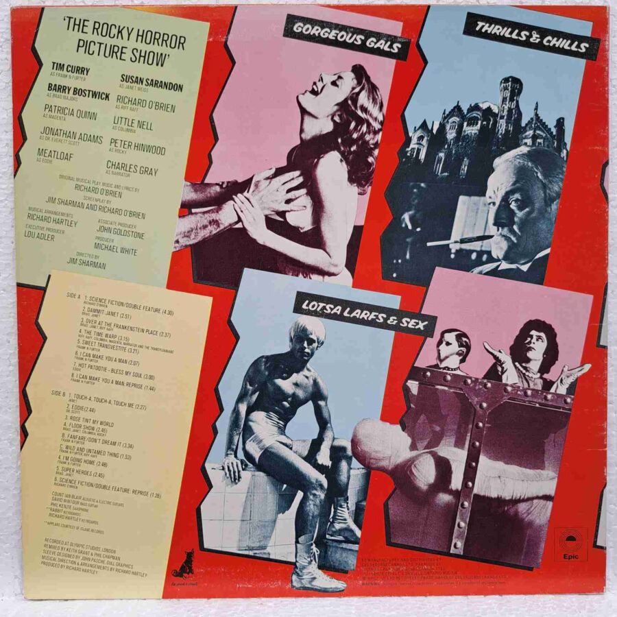 The Rocky Horror Picture Show Original Cast – The Rocky Horror Picture Show - Original Sound Track (3) The Rocky Horror Picture Show Original Cast – The Rocky Horror Picture Show - Original Sound Track – Disc Vinil LP VG VG+