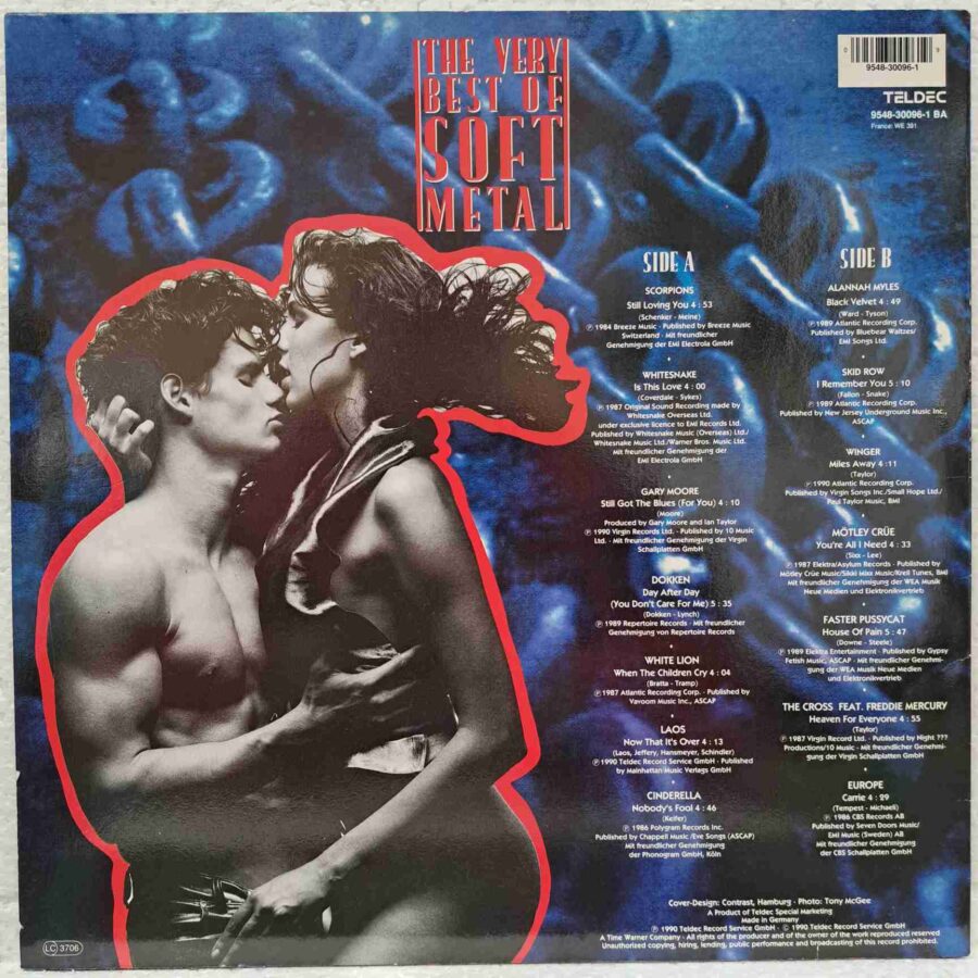 The Very Best Of Soft Metal SKU3 (3) The Very Best Of Soft Metal – Scorpions, Europe, Whitesnake, Gary Moore, Mötley Crüe - Disc Vinil LP VG