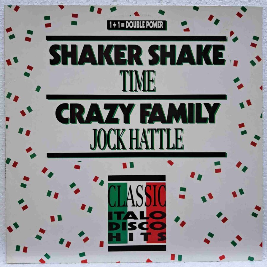 Time Jock Hattle – Shaker Shake Crazy Family SKU2 (2) Time/Jock Hattle – Shaker Shake Crazy Family – Disc Vinil MAXI 45 RPM VG+