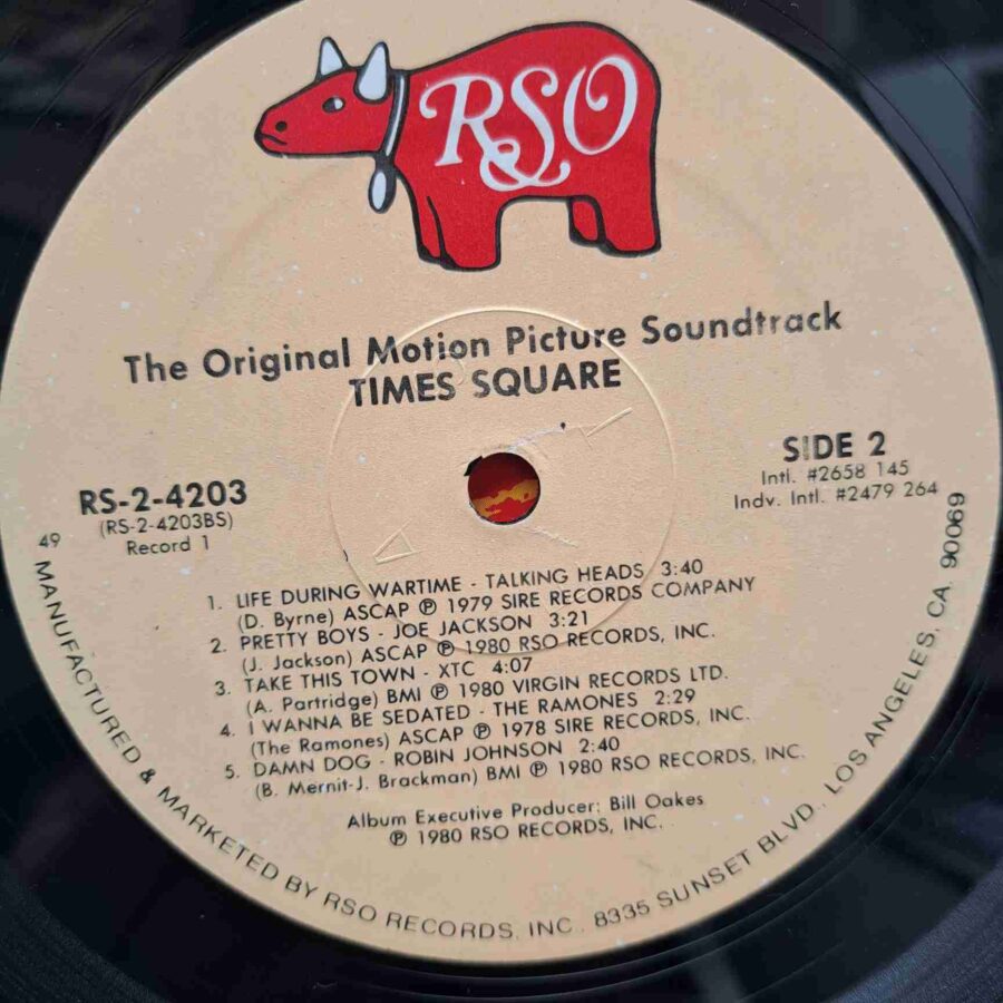 Times Square SKU1 (4) Times Square – Suzi Quatro, Roxy Music, The Cure, XTC, Talking Heads, The Ruts – Disc Vinil 2LP VG VG+ US