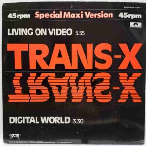 Trans-X – Living On Video Digital World – Disc Vinil MAXI VG+ sku11 (2) Trans-X – Living On Video / Digital World – Disc Vinil MAXI VG+