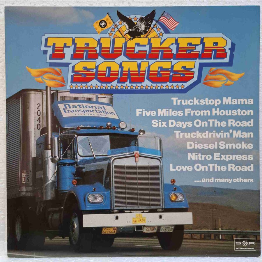 Trucker Songs SKU11 (2) Trucker Songs - Ron Silvers, The Winston Brothers, Nick Shavers, Davy Kendall, Leon Wes – Disc Vinil LP VG+