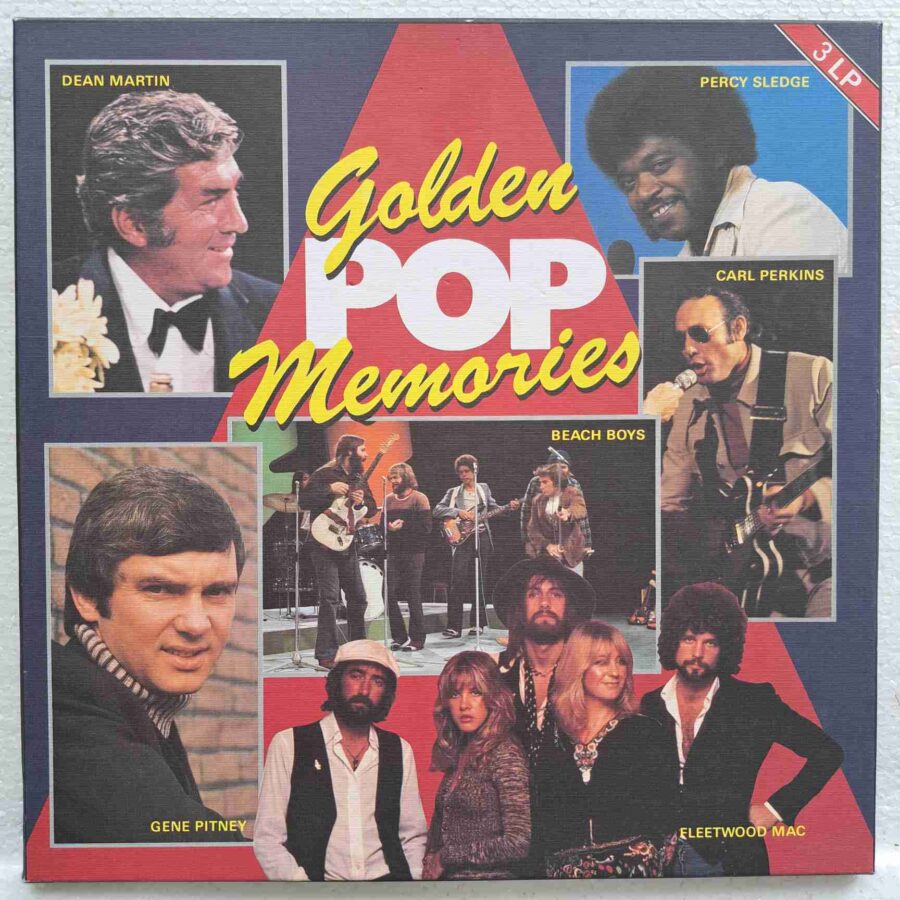 Golden Pop Memories SKU13 (2) Golden Pop Memories - Dionne Warwick, Ray Charles, Chuck Berry, Fleetwood Mac - Disc VINIL 3LP VG+ UK
