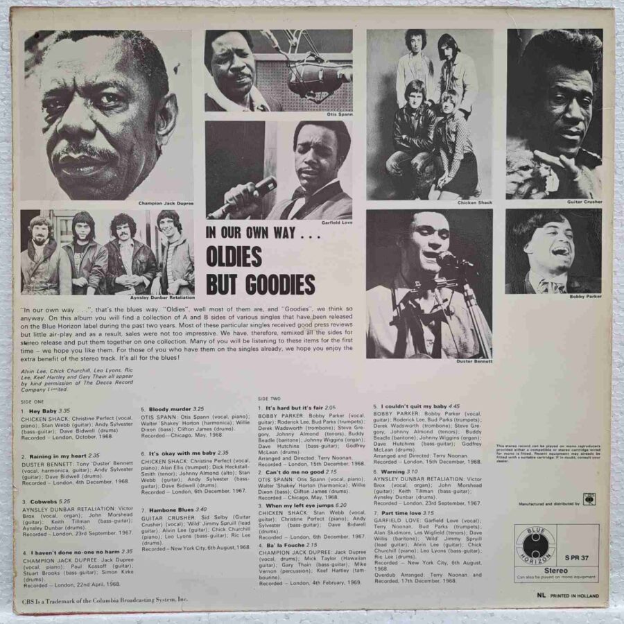 In Our Own Way Oldies But Goodies SKU13 (3) In Our Own Way / Oldies But Goodies - Chicken Shack, Otis Spann, Champion Jack Dupree - Disc VINIL LP VG+