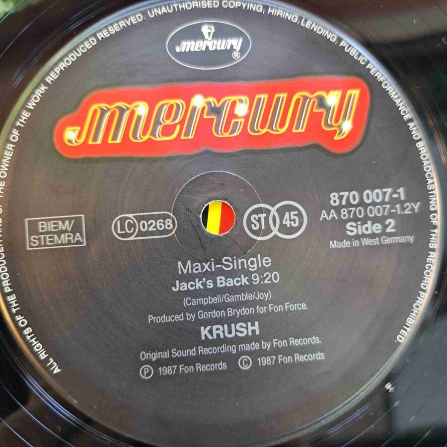 Krush – House Arrest SKU4 (1) Krush – House Arrest - Disc VINIL MAXI 45 RPM VG+