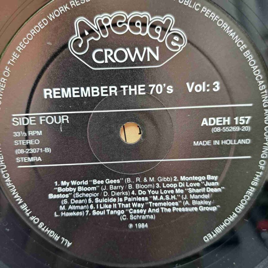 Remember The 70's Volume 3 SKU1 (4) Remember The 70's Volume 3 - Santana, Chicago, Bee Gees, Marmalade, Elton John - Disc VINIL 2LP VG VG+