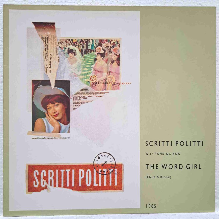 Scritti Politti With Ranking Ann – The Word Girl (Flesh & Blood) SKU13 (2) Scritti Politti With Ranking Ann – The Word Girl (Flesh & Blood) - Disc VINIL MAXI 45 RPM VG+