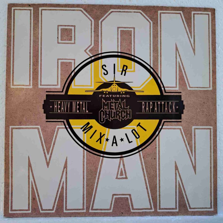 Sir Mix-A-Lot Featuring Metal Church – Iron Man SKU4 (2) Sir Mix-A-Lot Featuring Metal Church – Iron Man - Disc VINIL MAXI 45 RPM VG+