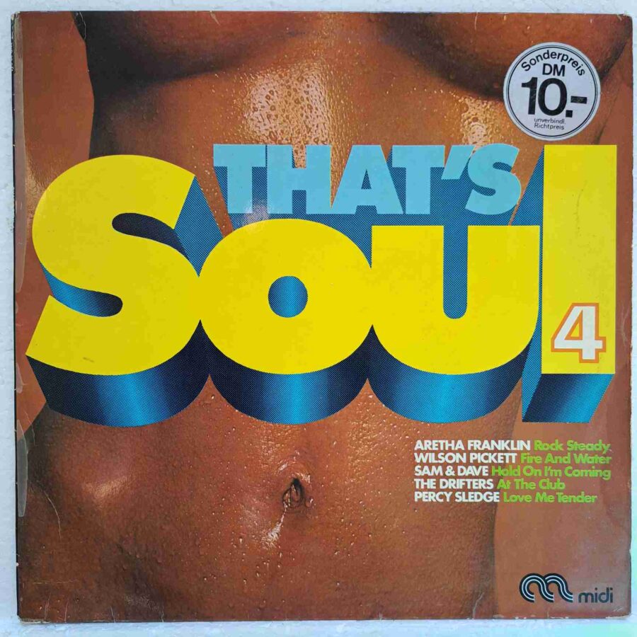 That's Soul 4 SKU5 (2) That's Soul 4 - Clarence Carter, Wilson Pickett, Solomon Burke, Betty Wright - Disc VINIL LP VG VG+