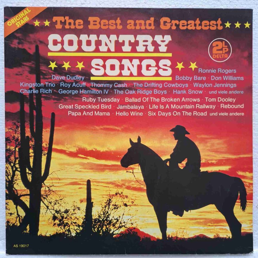 The Best And Greatest Country Songs SKU13 (2) The Best And Greatest Country Songs - Bobby Bare, Bobby Lord, Tommy Cash, George Jones - Disc VINIL 2LP VG+