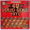 40 Solid Gold Hits SKU2 (3) 40 Solid Gold Hits - Joe Cocker, Elton John, Status Quo, T.Rex - Disc VINIL 2LP VG+ UK