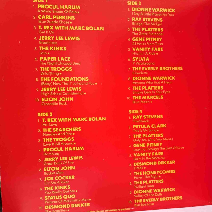 40 Solid Gold Hits SKU2 40 Solid Gold Hits - Joe Cocker, Elton John, Status Quo, T.Rex - Disc VINIL 2LP VG+ UK