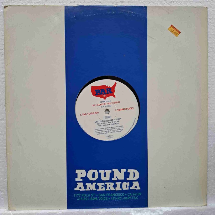 DJ EFX – The Essence Of The Sound EP SKU4 (2) DJ EFX – The Essence Of The Sound EP - Disc VINIL MAXI VG+ US