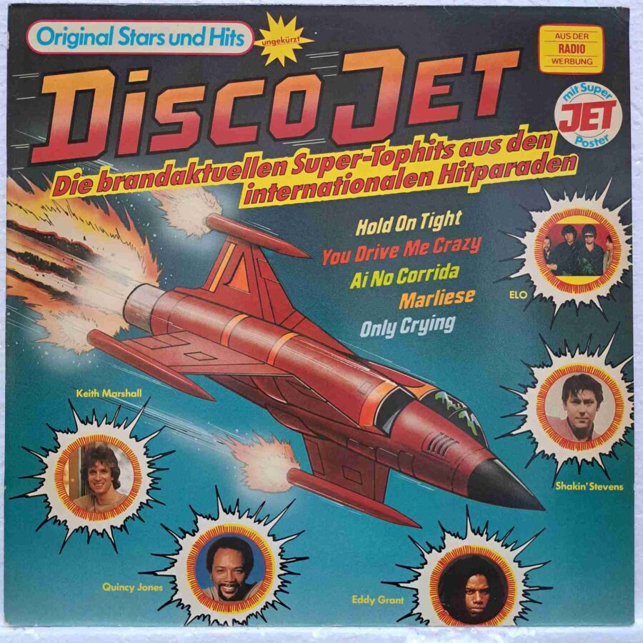 Disco Jet SKU4 (2) Disco Jet - Super-Tophits - UB 40, Eddy Grant, Albert Hammond, Shakin’ Stevens, Tim - Disc VINIL LP VG+