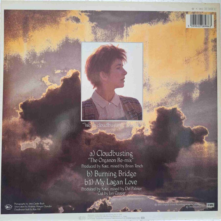 Kate Bush – Cloudbusting SKU13 (3) Kate Bush – Cloudbusting - Disc VINIL MAXI 45 RPM VG+