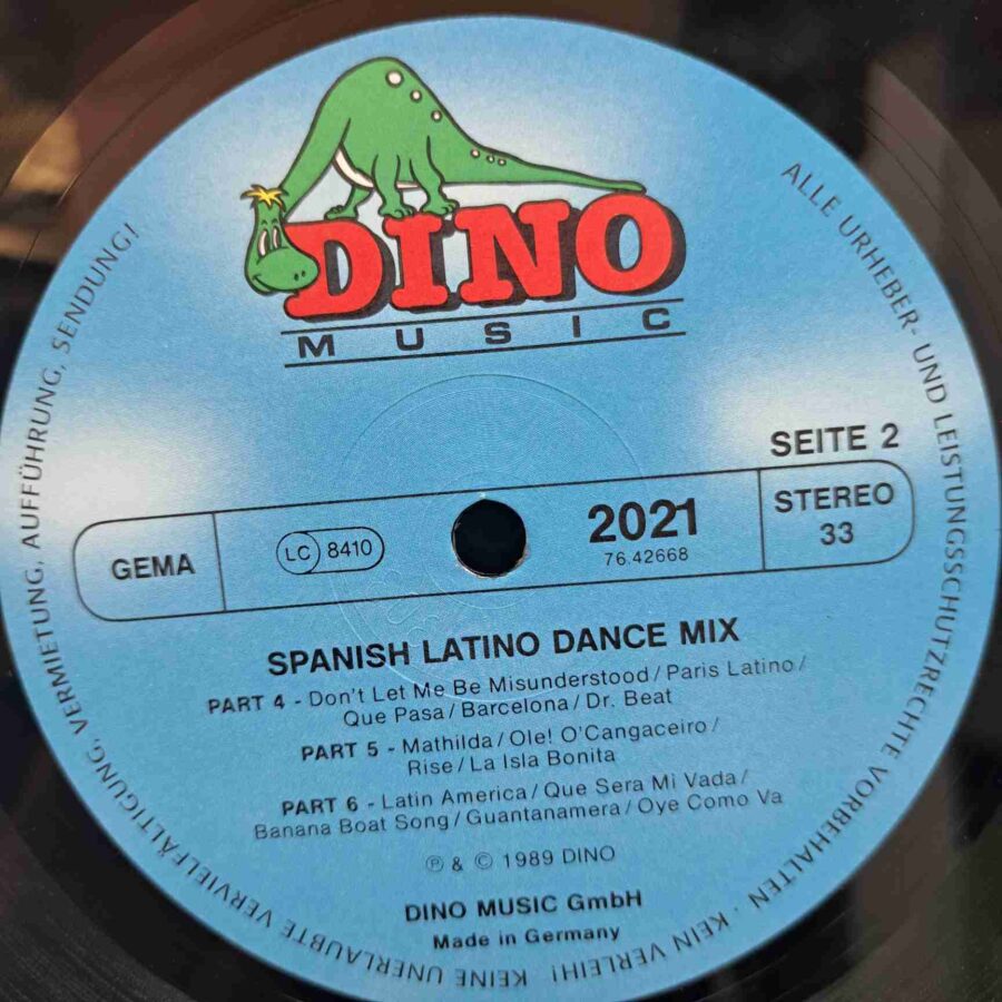 Latino Dance Machine – Spanish Latino Dance Mix  - Disc VINIL LP VG+