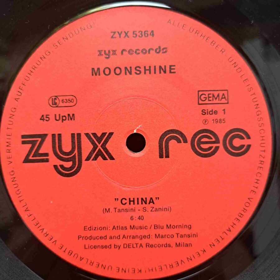 Moonshine – China SKU13 (1) Moonshine – China - Disc VINIL MAXI 45 RPM VG+