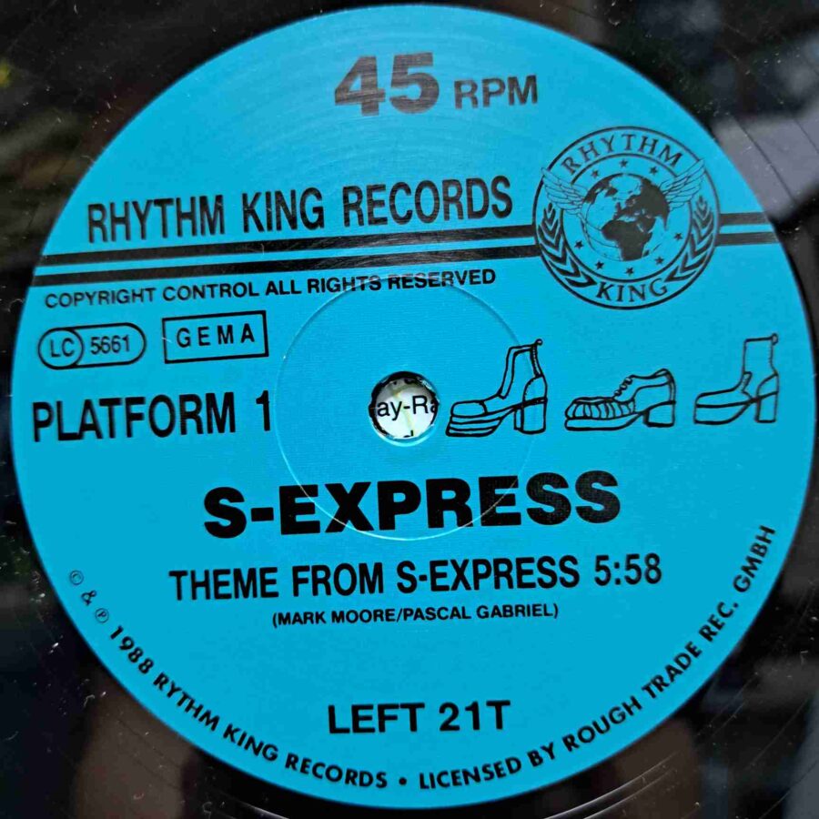 S-Express – Theme From S-Express - Disc VINIL MAXI 45 RPM VG+