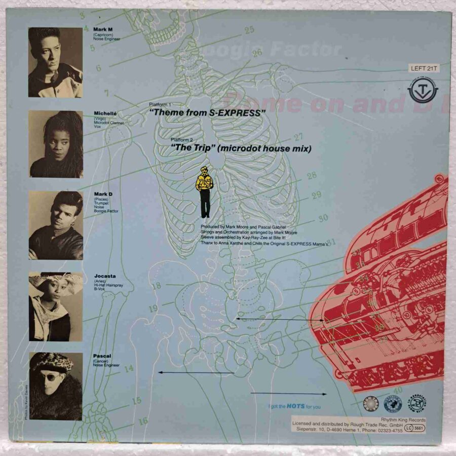S-Express – Theme From S-Express - Disc VINIL MAXI 45 RPM VG+