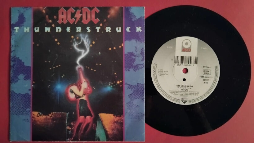 AC/DC – Thunderstruck - Disc VINIL Single 7" VG VG+