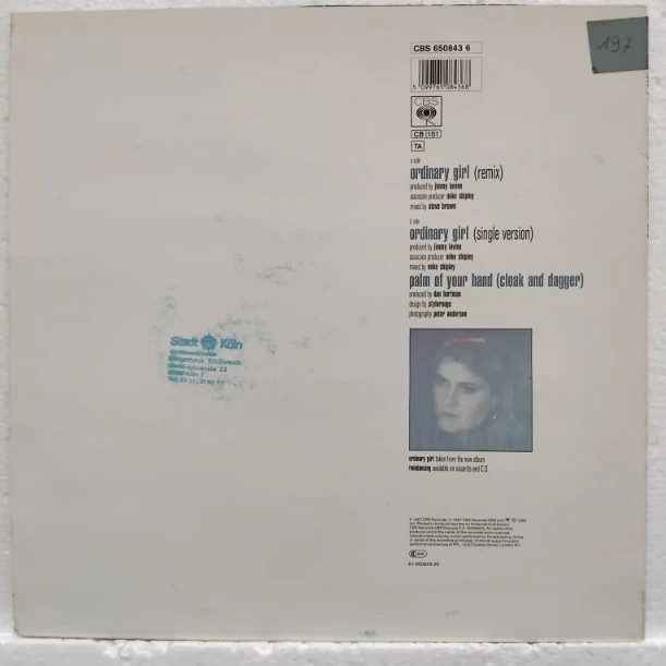 Alison Moyet – Ordinary Girl (Remix) - Disc VINIL MAXI 45 RPM VG+