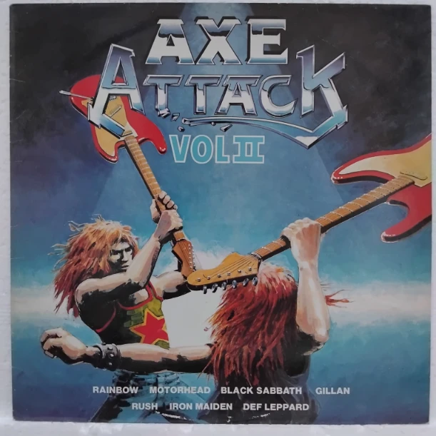 Axe Attack Vol II - Rainbow, Motörhead, Black Sabbath, Samson - Disc VINIL LP VG+
