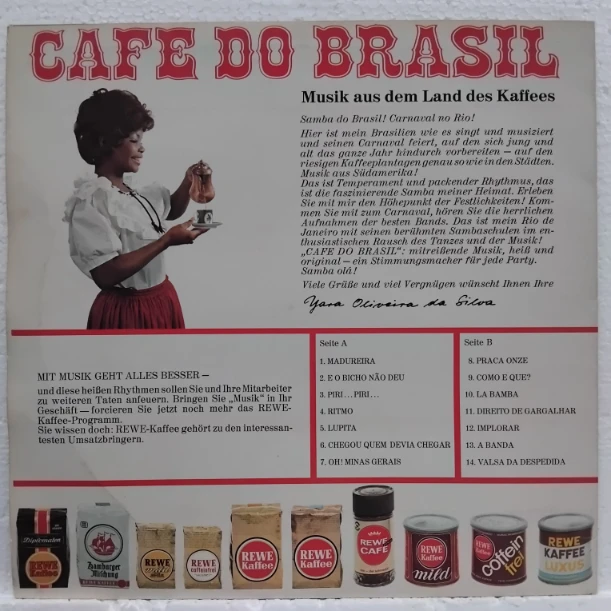 Cafe Do Brasil SKU9 (3) Cafe Do Brasil - Meirelles E Sua Orquestra, Alcides Gerardi, Banda do Canecão, Emilinha Borba - Disc VINIL LP VG+
