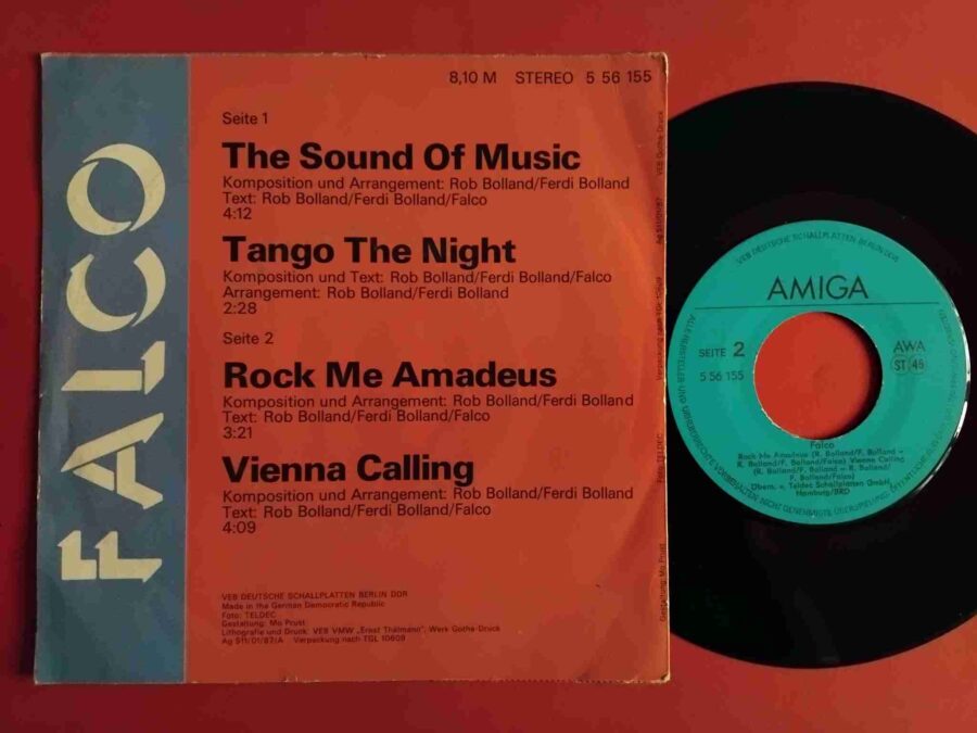 Falco – Falco (2) Falco – Falco - Disc VINIL Single 7" VG+