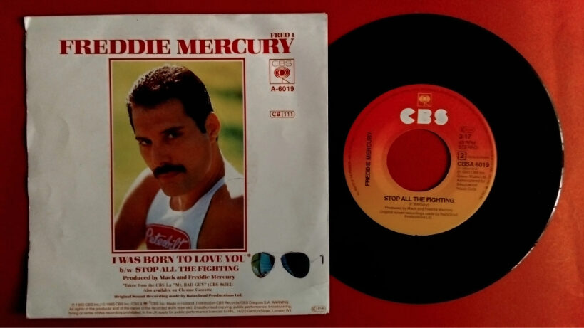 Freddie Mercury – I Was Born To Love You (1) Freddie Mercury – I Was Born To Love You - Disc VINIL Single 7" VG VG+ UK