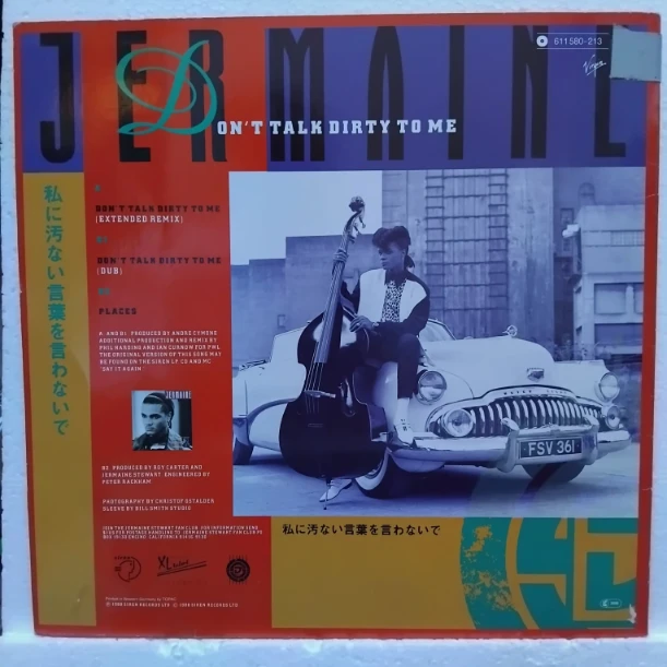 Jermaine Stewart – Don't Talk Dirty To Me (Extended Mix) SKU9 (3) Jermaine Stewart – Don't Talk Dirty To Me (Extended Mix) - Disc VINIL MAXI 45 RPM VG+