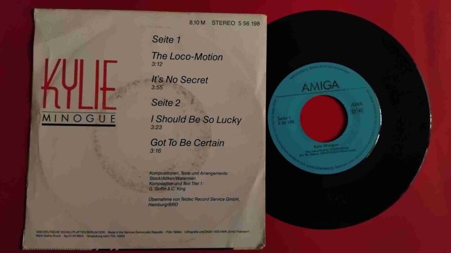 Kylie Minogue – Kylie - Disc VINIL Single 7" VG+