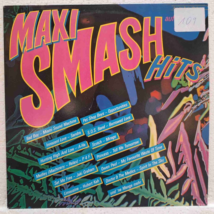 Maxi Smash Hits SKU9 (2) Maxi Smash Hits - a-ha, Pet Shop Boys, Sandra, Miami Sound Machine - Disc VINIL 2LP VG+