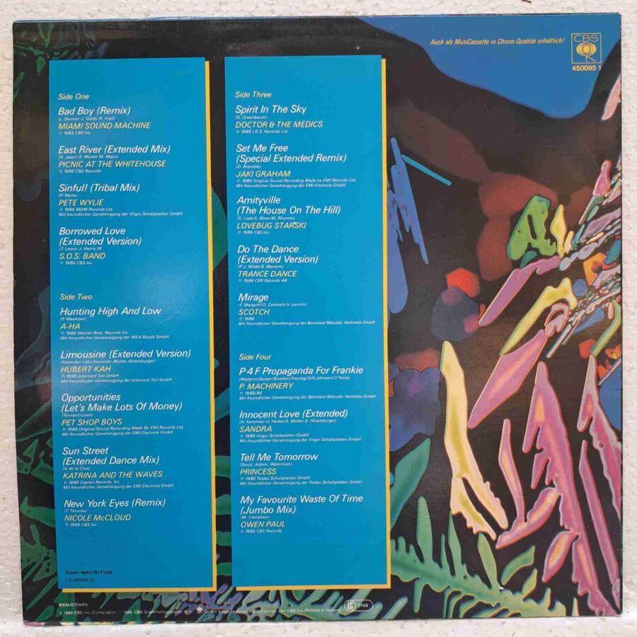Maxi Smash Hits SKU9 (3) Maxi Smash Hits - a-ha, Pet Shop Boys, Sandra, Miami Sound Machine - Disc VINIL 2LP VG+