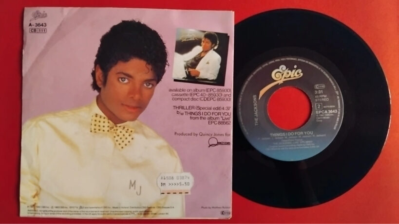 Michael Jackson – Thriller (Special Edit) - Disc VINIL Single 7" VG VG+