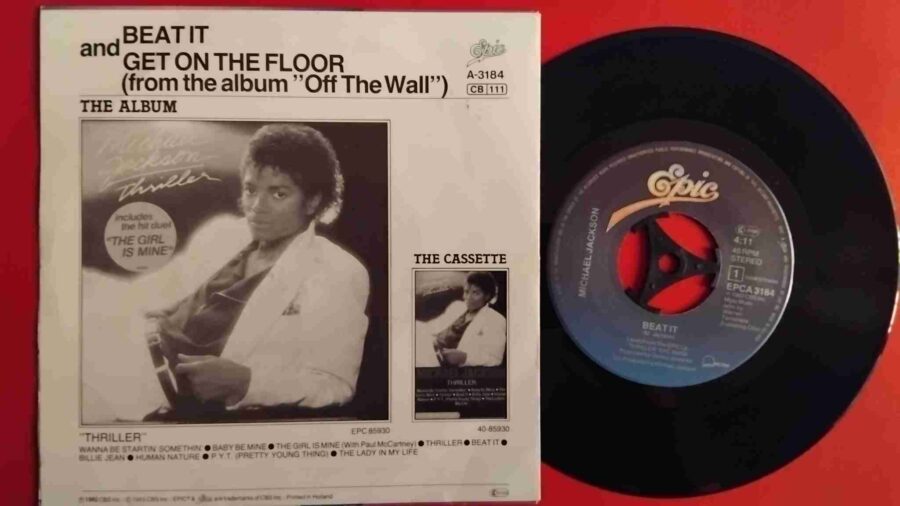 Michael Jackson – Beat It - Disc VINIL Single 7" VG+