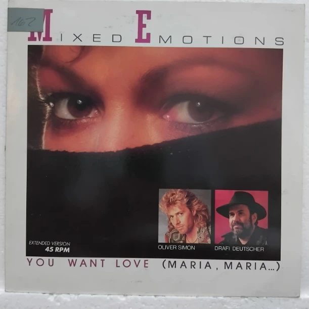 Mixed Emotions – You Want Love (Maria, Maria...) SKU9 (2) Mixed Emotions – You Want Love (Maria, Maria...) - Disc VINIL MAXI 45 RPM VG+