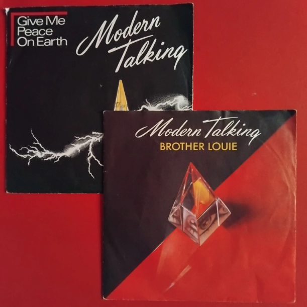 Modern Talking – Brother LouieGive Me Peace On Earth - Discuri VINIL Single 7 VG VG+ (2) Modern Talking – Brother Louie/Give Me Peace On Earth - Discuri VINIL Single 7" VG VG+