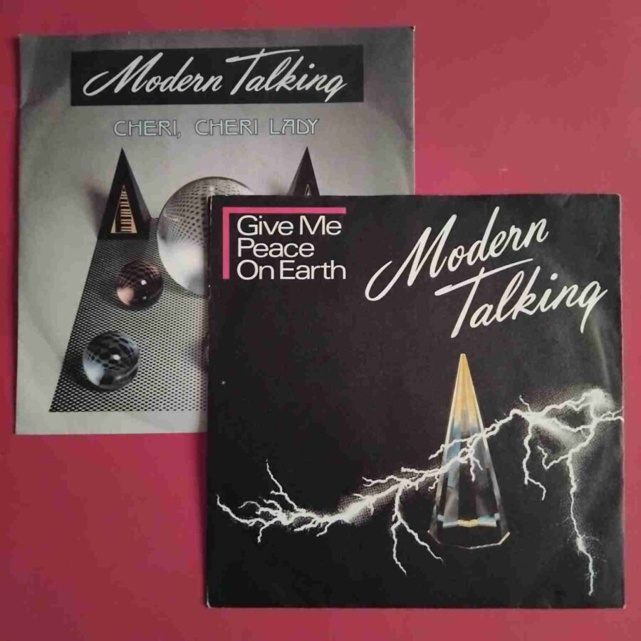 Modern Talking – Cheri, Cheri Lady/Give Me Peace On Earth - Discuri VINIL Single 7" VG+