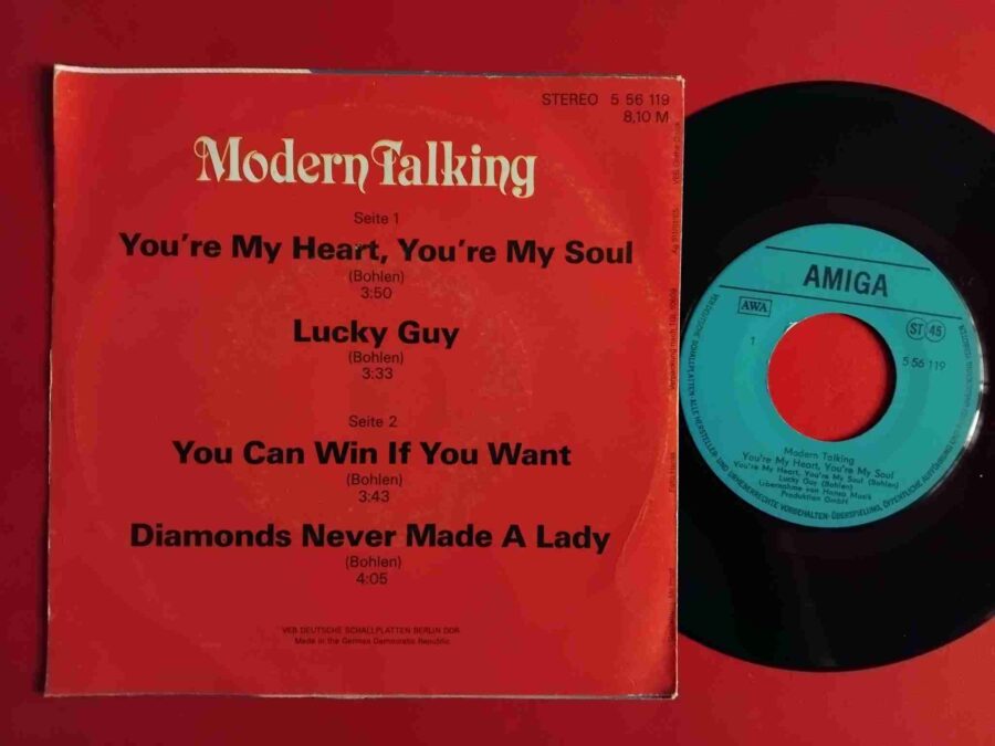 Modern Talking – You're My Heart, You're My Soul - Disc VINIL Single 7 VG+ (1) Modern Talking – You're My Heart, You're My Soul - Disc VINIL Single 7" VG+
