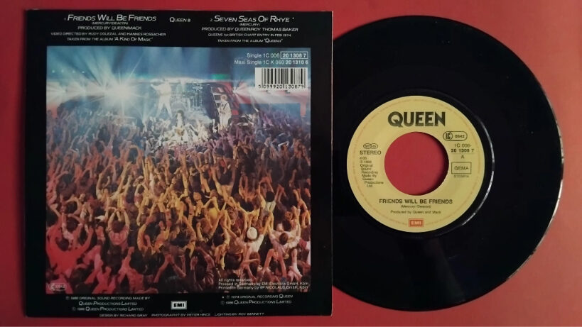 Queen – Friends Will Be Friends - Disc VINIL Single 7" VG VG+ UK