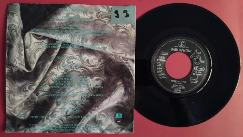 Stevie Nicks – I Can't Wait (1) Stevie Nicks – I Can't Wait - Disc VINIL Single 7" VG VG+