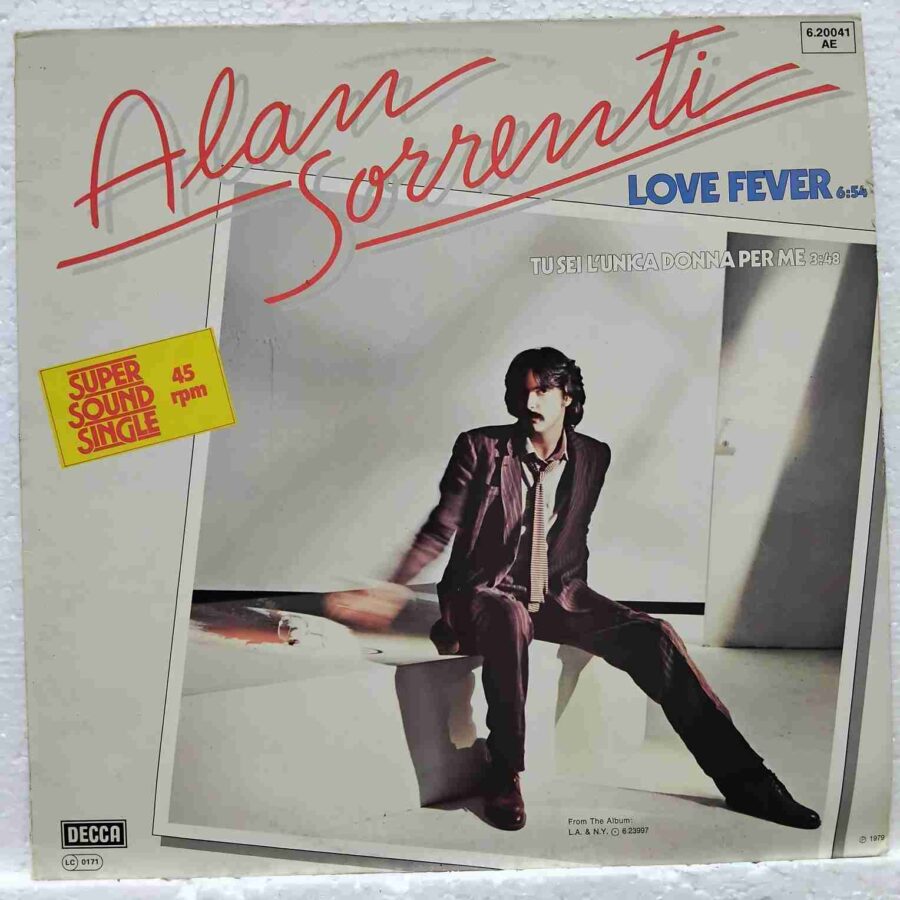 Alan Sorrenti – Love Fever SKU9 (2) Alan Sorrenti – Love Fever - Disc Vinil MAXI 45 RPM VG+