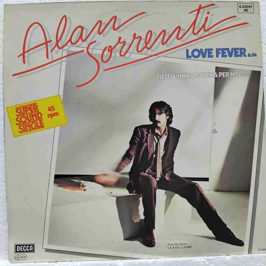 Alan Sorrenti – Love Fever SKU9 (3) Alan Sorrenti – Love Fever - Disc Vinil MAXI 45 RPM VG+