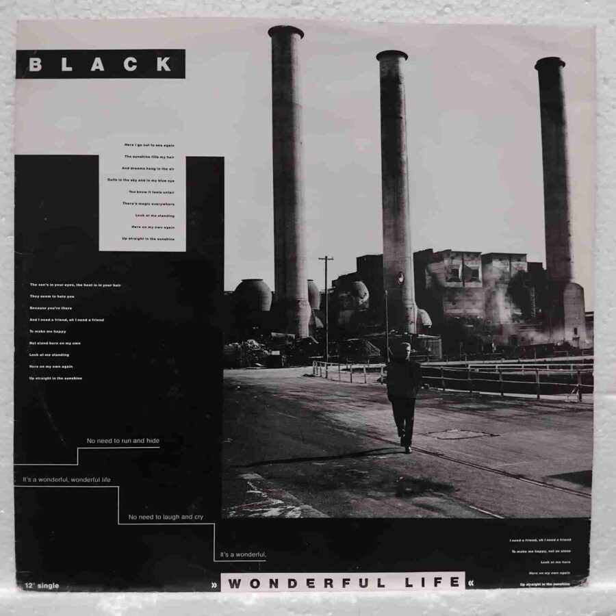 Black – Wonderful Life SKUX (2) Black – Wonderful Life - Disc VINIL MAXI 45 RPM VG