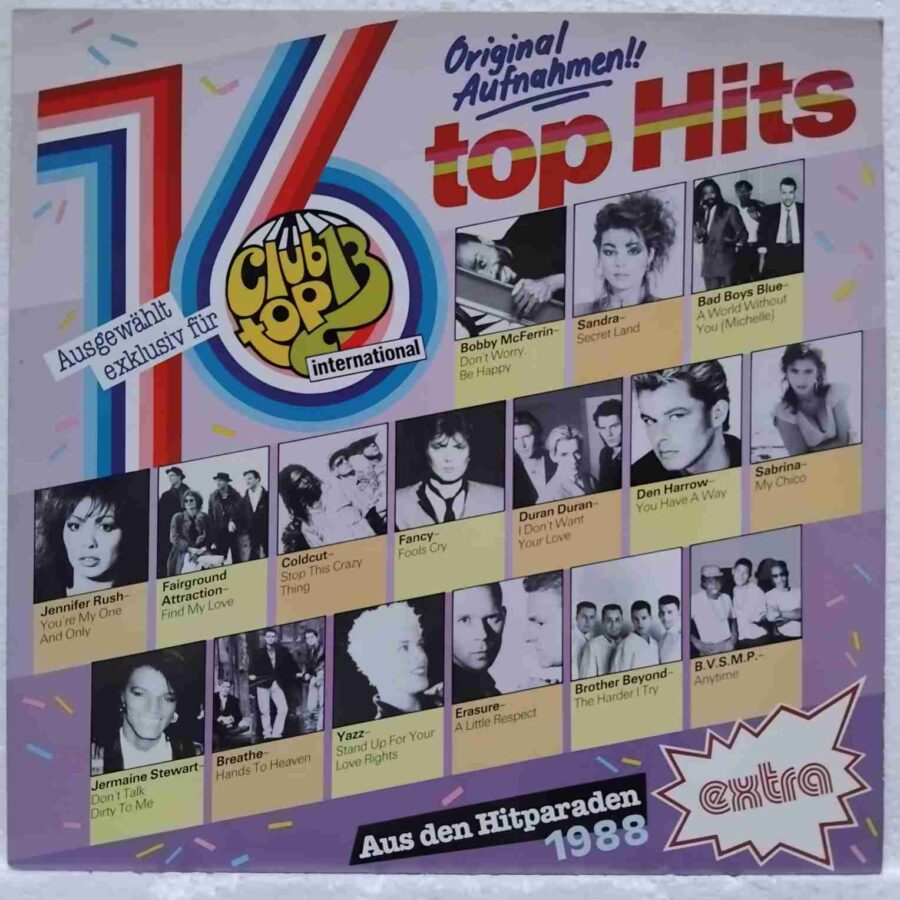Club Top 13 International - Extra II SKU8 (1) Club Top 13 International - Extra II - Bobby McFerrin, Sandra, Duran Duran, Erasure - Disc Vinil LP EX