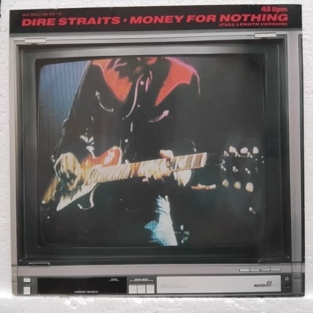 Dire Straits – Money For Nothing (Full Length Version) - Disc VINIL MAXI 45 RPM VG VG+