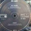 Fancy – No Tears (1) Fancy – No Tears - Disc VINIL MAXI 45 RPM EX